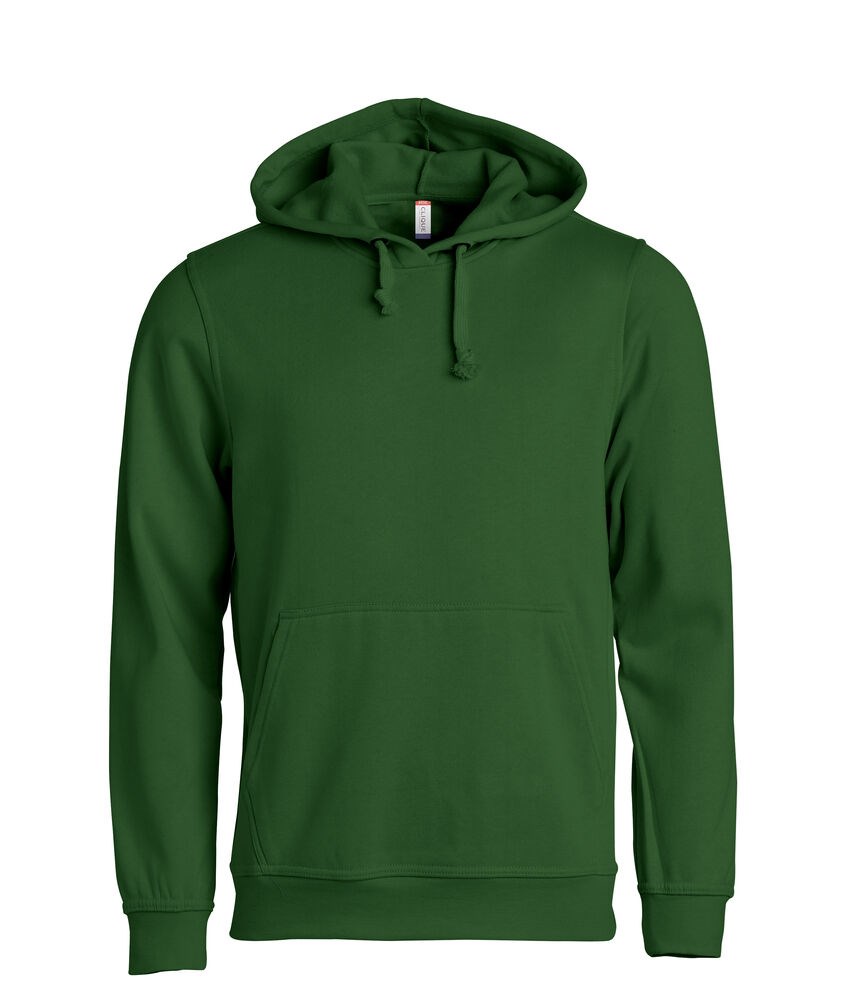 Clique - Basic Hoody Licht-blauw XXL - Flessen-groen
