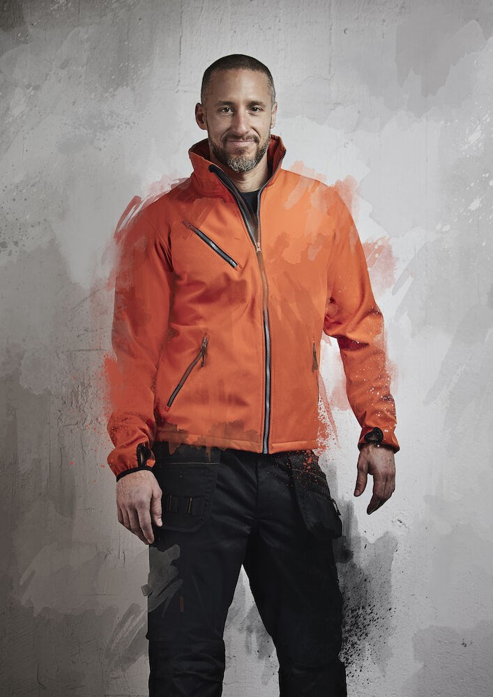 Jobman - 1201 Softshell Jacket Oranje XL