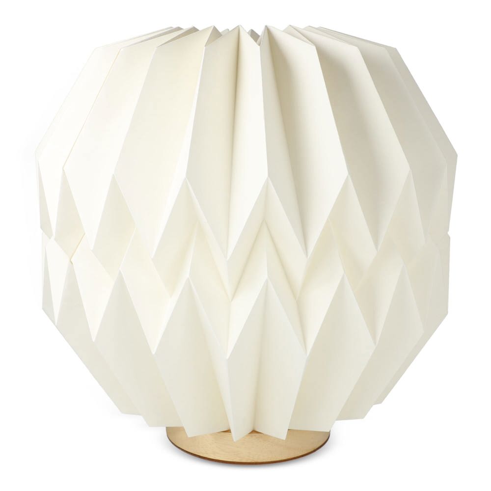 Coollux opvouwbare Origami-geïnspireerde papieren LED-lamp Luna 25cm