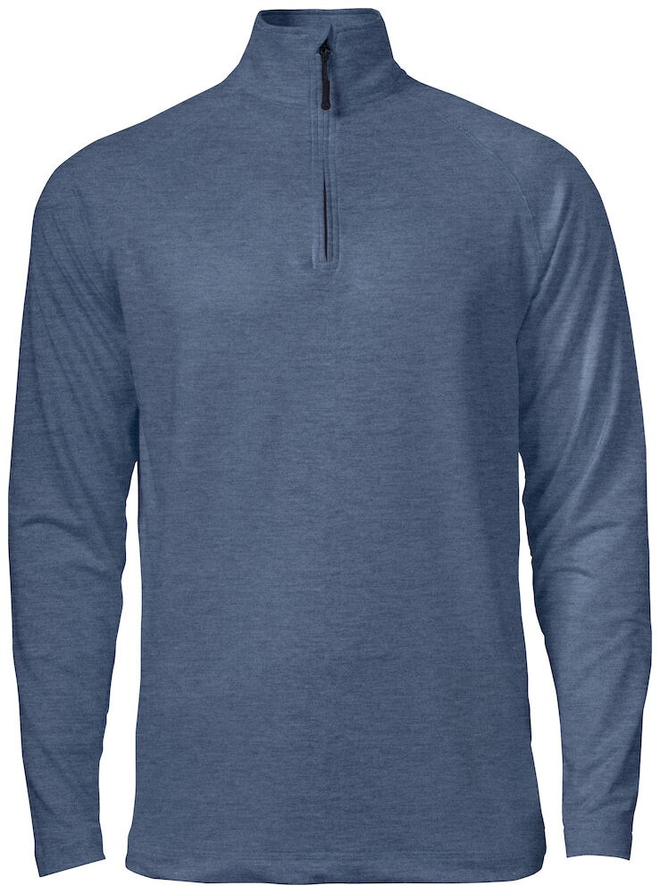 Cutter & Buck - Coos Bay Half Zip Heren Leisteen Blauw Mel. M