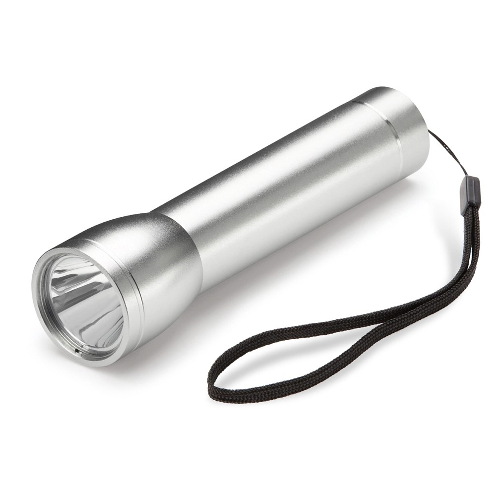 Powerbank zaklamp 2200mAh - Zilver