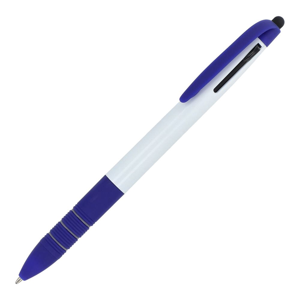 3-kleuren pen Berlijn - Wit / Donkerblauw
