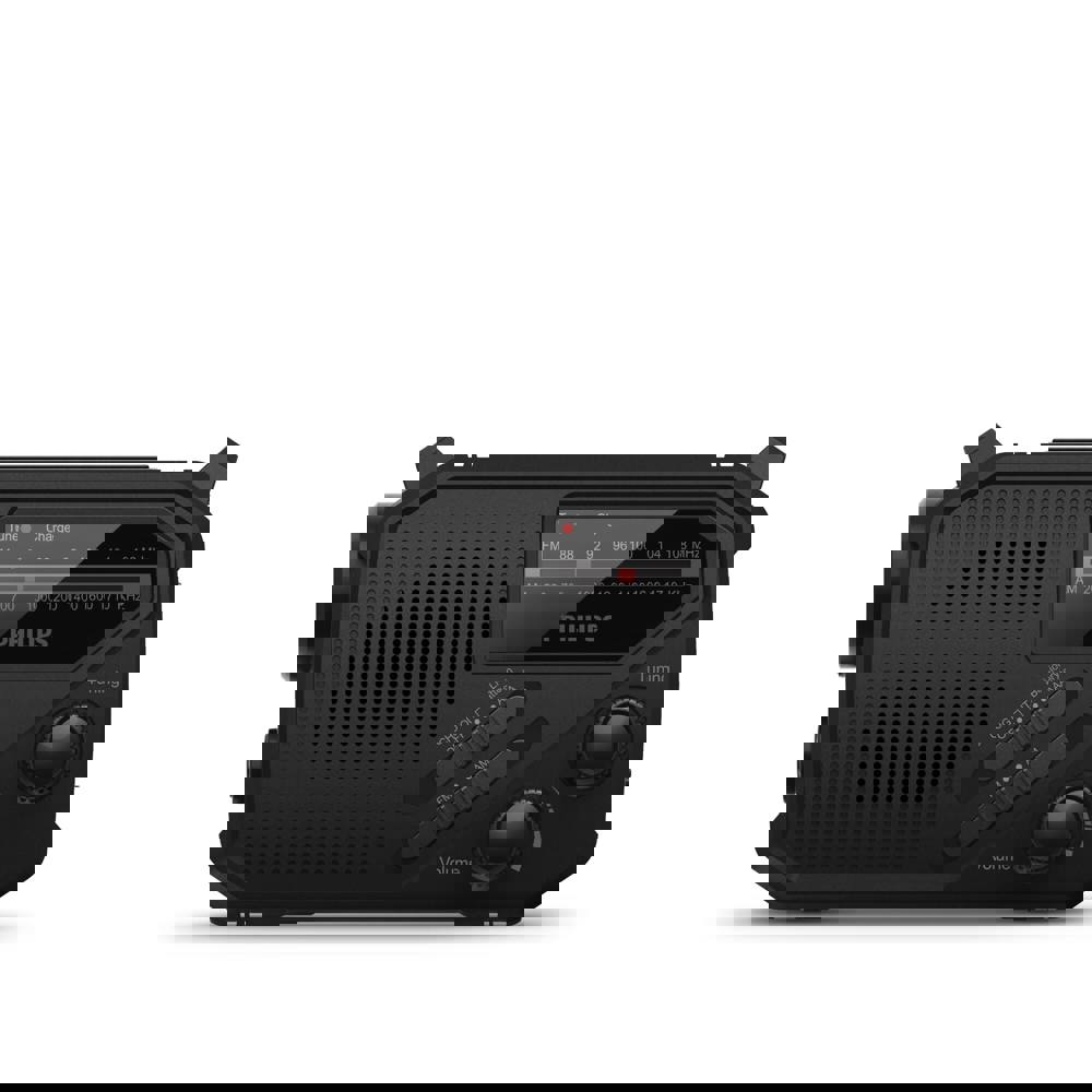 Philips TAR1609 Noodradio met Analoge FM/AM-tuner en Zaklamp