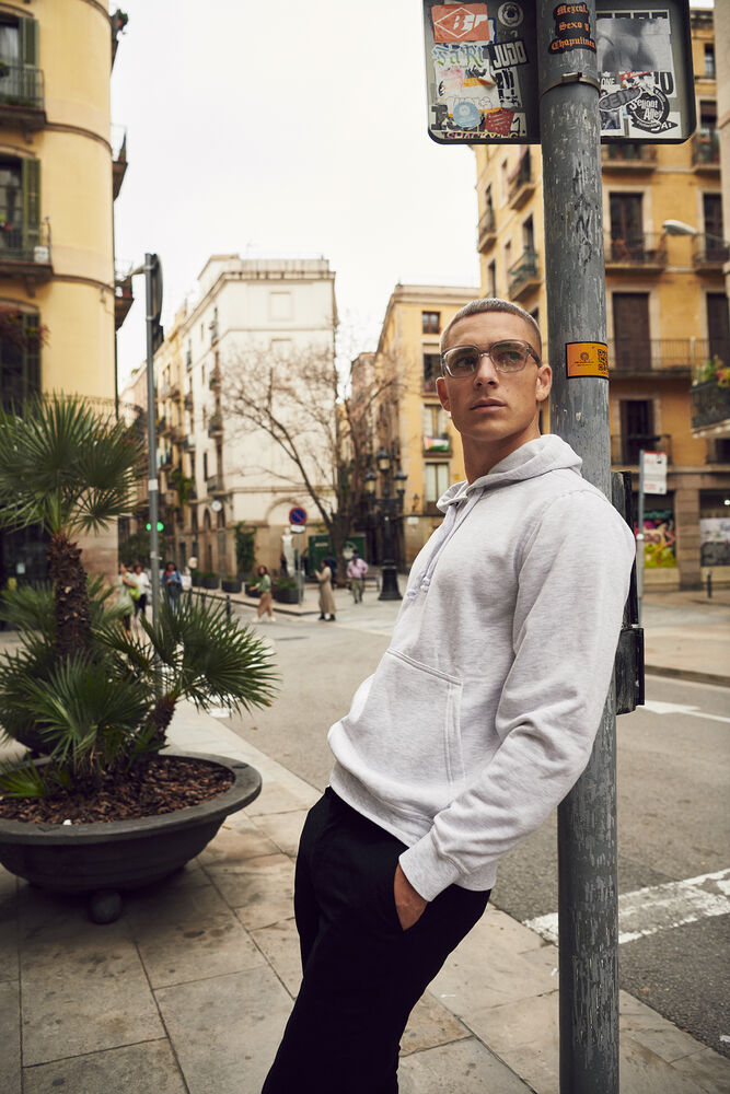 Clique - Basic Hoody Signaal-geel S