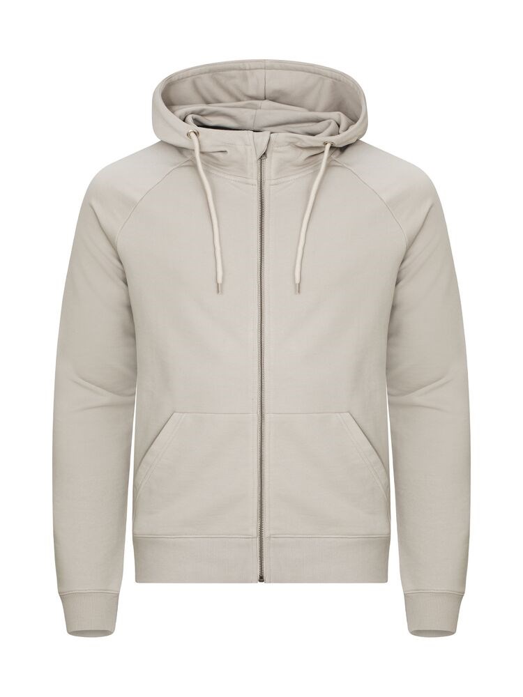Clique - Miami PRO Hoody Full Zip Zwart XXL - Steengrijs