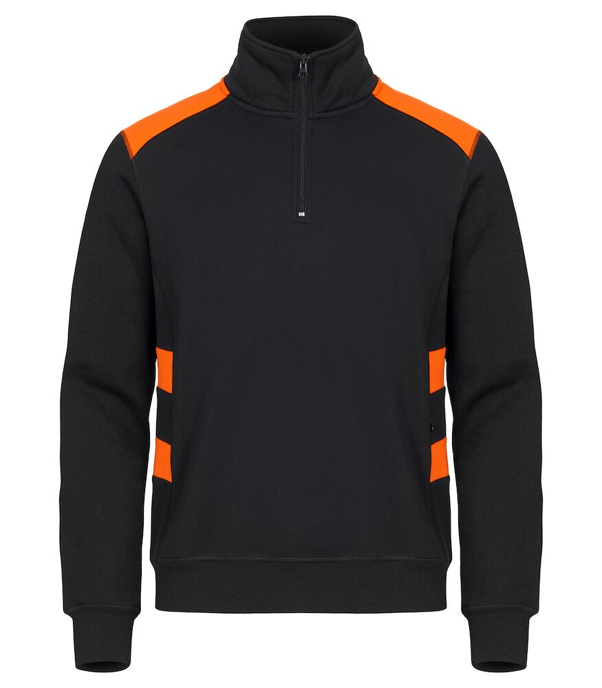 Clique - Ambition Half Zip Signaaloranje XL