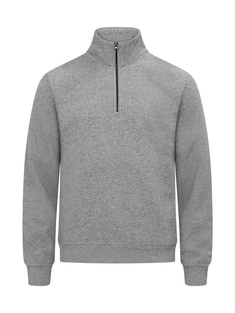 Clique - Miami Half Zip Dark Navy XS - Grijsmelange