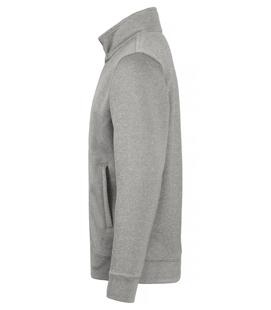 Clique - Basic Active Cardigan Junior Grijs-melange 100