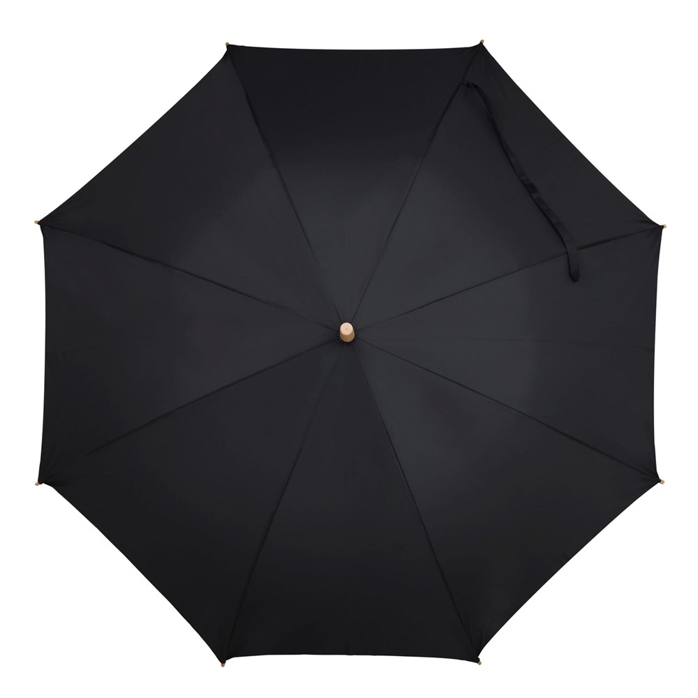 Stok paraplu 25” R-PET recht handvat auto open