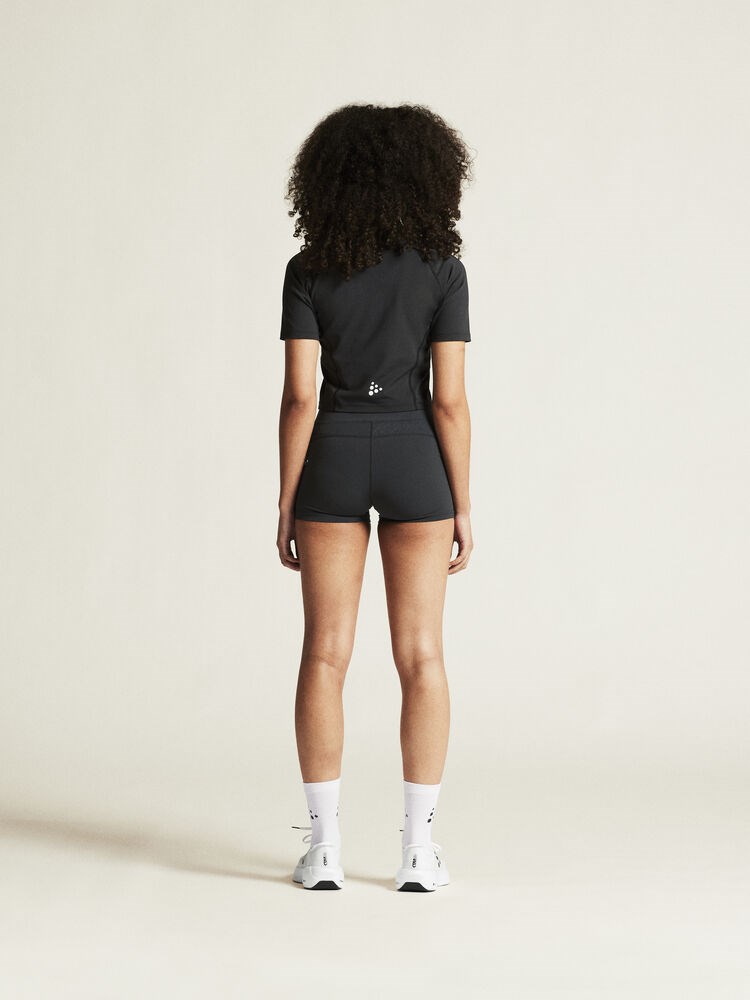 Craft - Rush 2.0 Crop Tee W Black XS Craft - Rush 2.0 Crop Tee W Black XS