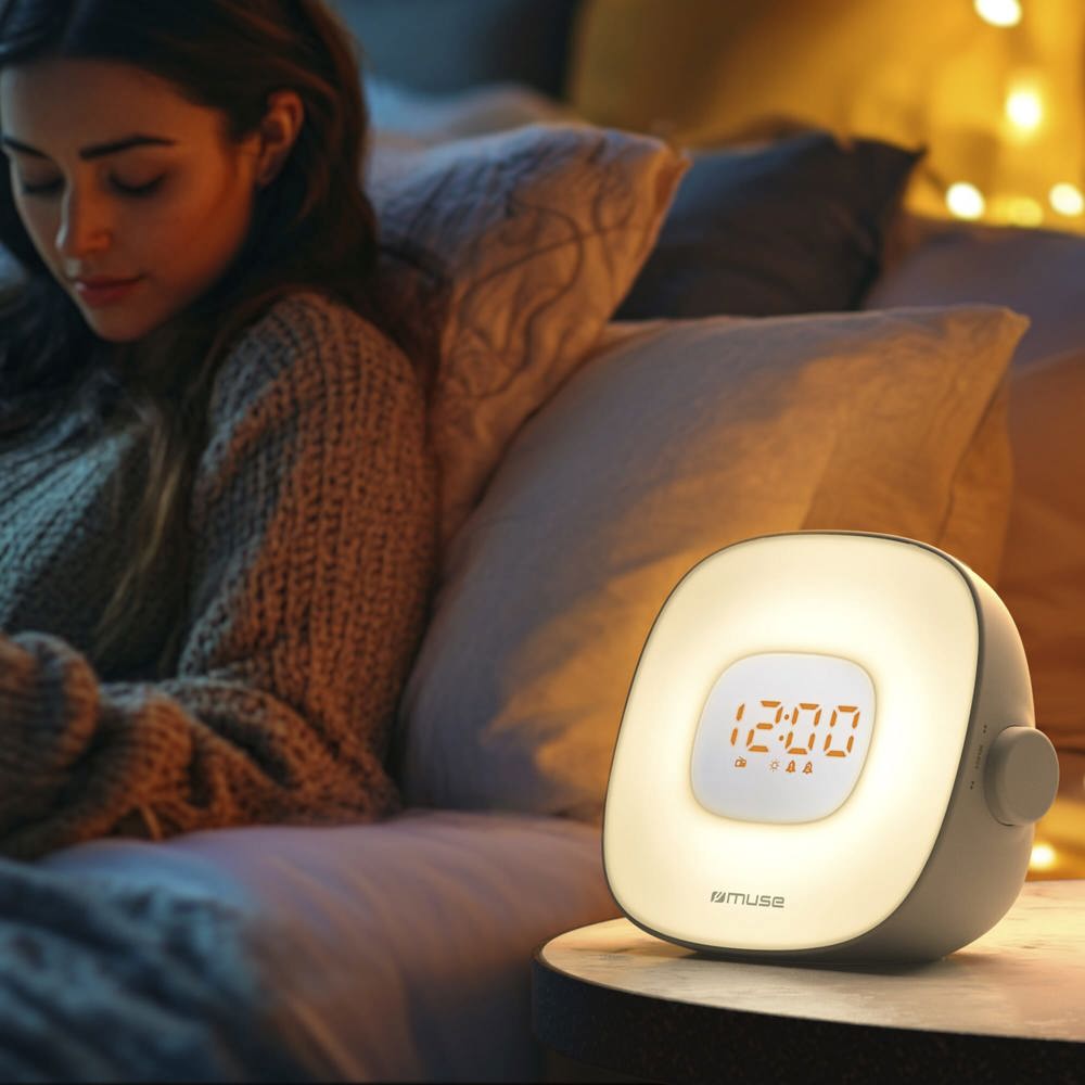 ML-198 | Muse wake up light FM radio